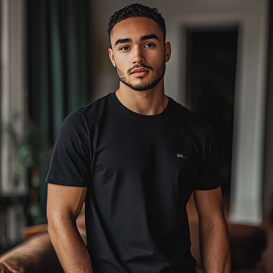 'Oh..." Casual Unisex Garment-Dyed T-Shirt - Comfortable Everyday Wear